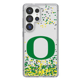 University of Oregon Ducks Confetti Clear Phone Case for Samsung Galaxy