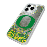University of Oregon Ducks Confetti Glitter Phone Case for Apple iPhone