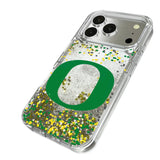 University of Oregon Ducks Confetti Glitter Phone Case for Apple iPhone