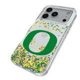 University of Oregon Ducks Confetti Glitter Phone Case for Apple iPhone