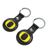 University of Oregon Ducks Insignia Black Airtag Holder 2-Pack