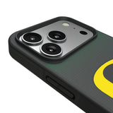 University of Oregon Ducks Linen Bump Phone Case for Apple iPhone