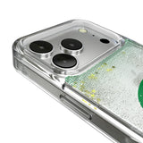 University of Oregon Ducks Linen Glitter Phone Case for Apple iPhone
