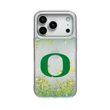 University of Oregon Ducks Linen Glitter Phone Case for Apple iPhone