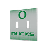 University of Oregon Ducks Linen Hidden-Screw Light Switch Plate