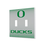 University of Oregon Ducks Linen Hidden-Screw Light Switch Plate