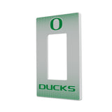 University of Oregon Ducks Linen Hidden-Screw Light Switch Plate