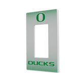 University of Oregon Ducks Linen Hidden-Screw Light Switch Plate