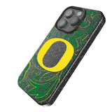 University of Oregon Ducks Paisley Black Bling Phone Case for Apple iPhone