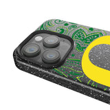 University of Oregon Ducks Paisley Black Bling Phone Case for Apple iPhone