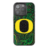 University of Oregon Ducks Paisley Black Bling Phone Case for Apple iPhone
