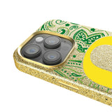 University of Oregon Ducks Paisley Bling Phone Case for Apple iPhone