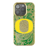 University of Oregon Ducks Paisley Bling Phone Case for Apple iPhone