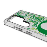 University of Oregon Ducks Paisley Clear Phone Case for Samsung Galaxy