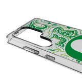 University of Oregon Ducks Paisley Clear Phone Case for Samsung Galaxy