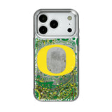 University of Oregon Ducks Paisley Glitter Phone Case for Apple iPhone