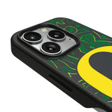 University of Oregon Ducks Paisley MagSafe Compatible Phone Case for Apple iPhone
