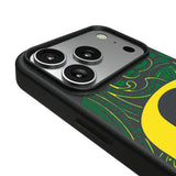 University of Oregon Ducks Paisley MagSafe Compatible Phone Case for Apple iPhone