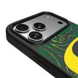 University of Oregon Ducks Paisley MagSafe Compatible Phone Case for Apple iPhone