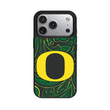 University of Oregon Ducks Paisley MagSafe Compatible Phone Case for Apple iPhone