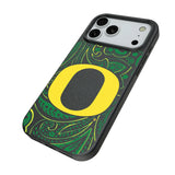 University of Oregon Ducks Paisley MagSafe Compatible Phone Case for Apple iPhone