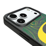 University of Oregon Ducks Paisley MagSafe Compatible Phone Case for Apple iPhone
