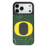 University of Oregon Ducks Paisley MagSafe Compatible Phone Case for Apple iPhone