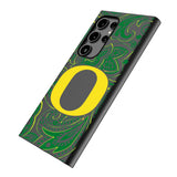 University of Oregon Ducks Paisley MagSafe Compatible Phone Case for Samsung Galaxy