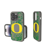 University of Oregon Ducks Paisley Soft Touch Phone Case for Apple iPhone