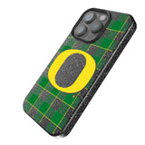 University of Oregon Ducks Plaid Black Bling Phone Case for Apple iPhone