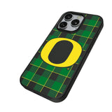 University of Oregon Ducks Plaid MagSafe Compatible Phone Case for Apple iPhone