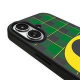 University of Oregon Ducks Plaid MagSafe Compatible Phone Case for Apple iPhone