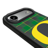 University of Oregon Ducks Plaid MagSafe Compatible Phone Case for Apple iPhone