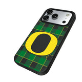 University of Oregon Ducks Plaid MagSafe Compatible Phone Case for Apple iPhone