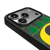 University of Oregon Ducks Plaid MagSafe Compatible Phone Case for Apple iPhone