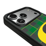 University of Oregon Ducks Plaid MagSafe Compatible Phone Case for Apple iPhone
