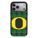 University of Oregon Ducks Plaid MagSafe Compatible Phone Case for Apple iPhone