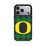 University of Oregon Ducks Plaid MagSafe Compatible Phone Case for Apple iPhone