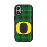 University of Oregon Ducks Plaid MagSafe Compatible Phone Case for Apple iPhone
