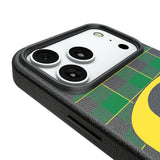 University of Oregon Ducks Plaid MagSafe Compatible Phone Case for Apple iPhone