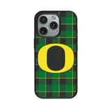 University of Oregon Ducks Plaid MagSafe Compatible Phone Case for Apple iPhone