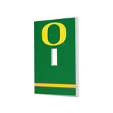 University of Oregon Ducks Stripe Hidden-Screw Light Switch Plate
