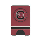 University of South Carolina Gamecocks Stripe PopSockets MagSafe-Compatible PopWallet+