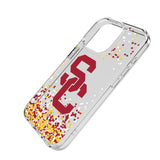 University of Southern California Trojans Confetti Clear Phone Case for Apple iPhone