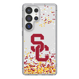 University of Southern California Trojans Confetti Clear Phone Case for Samsung Galaxy