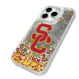 University of Southern California Trojans Confetti Glitter Phone Case for Apple iPhone