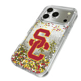 University of Southern California Trojans Confetti Glitter Phone Case for Apple iPhone
