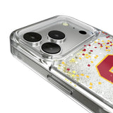 University of Southern California Trojans Confetti Glitter Phone Case for Apple iPhone