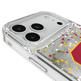 University of Southern California Trojans Confetti Glitter Phone Case for Apple iPhone