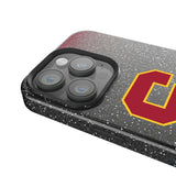 University of Southern California Trojans Linen Black Bling Phone Case for Apple iPhone
